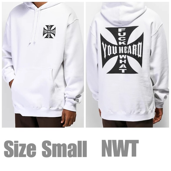 Men’s Moodswings F What You Heard Hoodie Size Small - Picture 1 of 5